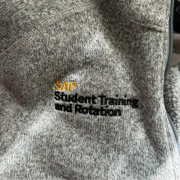 Patagonia Women's Small S Gray Grey Better Sweatet 1/4 Zip SAP - Picture 4 of 5